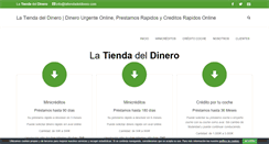 Desktop Screenshot of latiendadeldinero.com